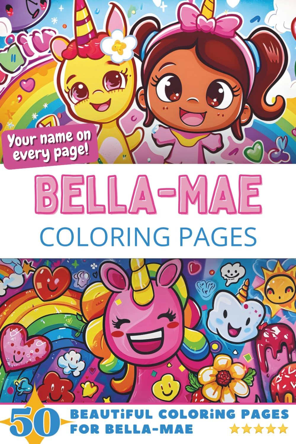 Bella-Mae Coloring Book Cover