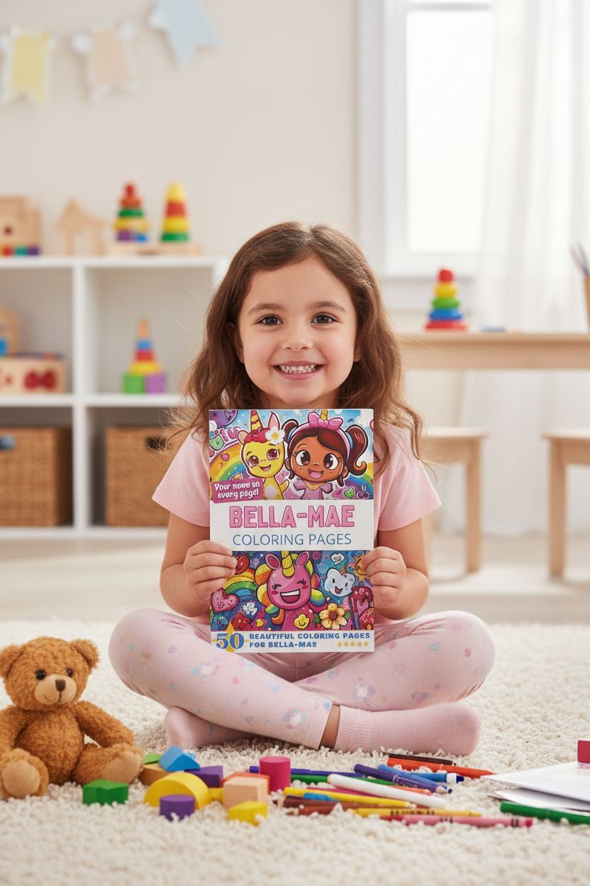 Bella-Mae personal coloring pages