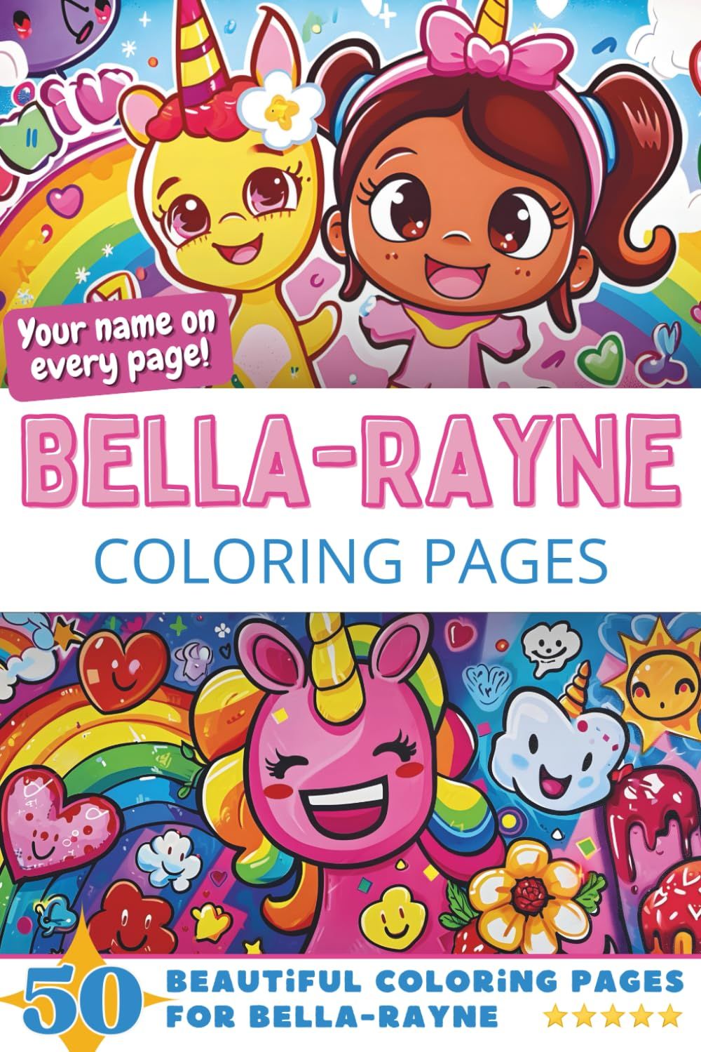 Bella-Rayne Coloring Book Cover