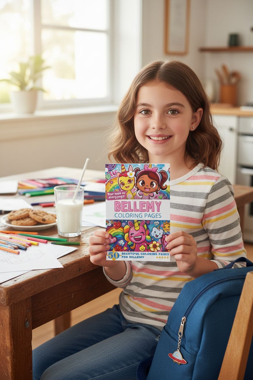 Bellemy personal coloring pages