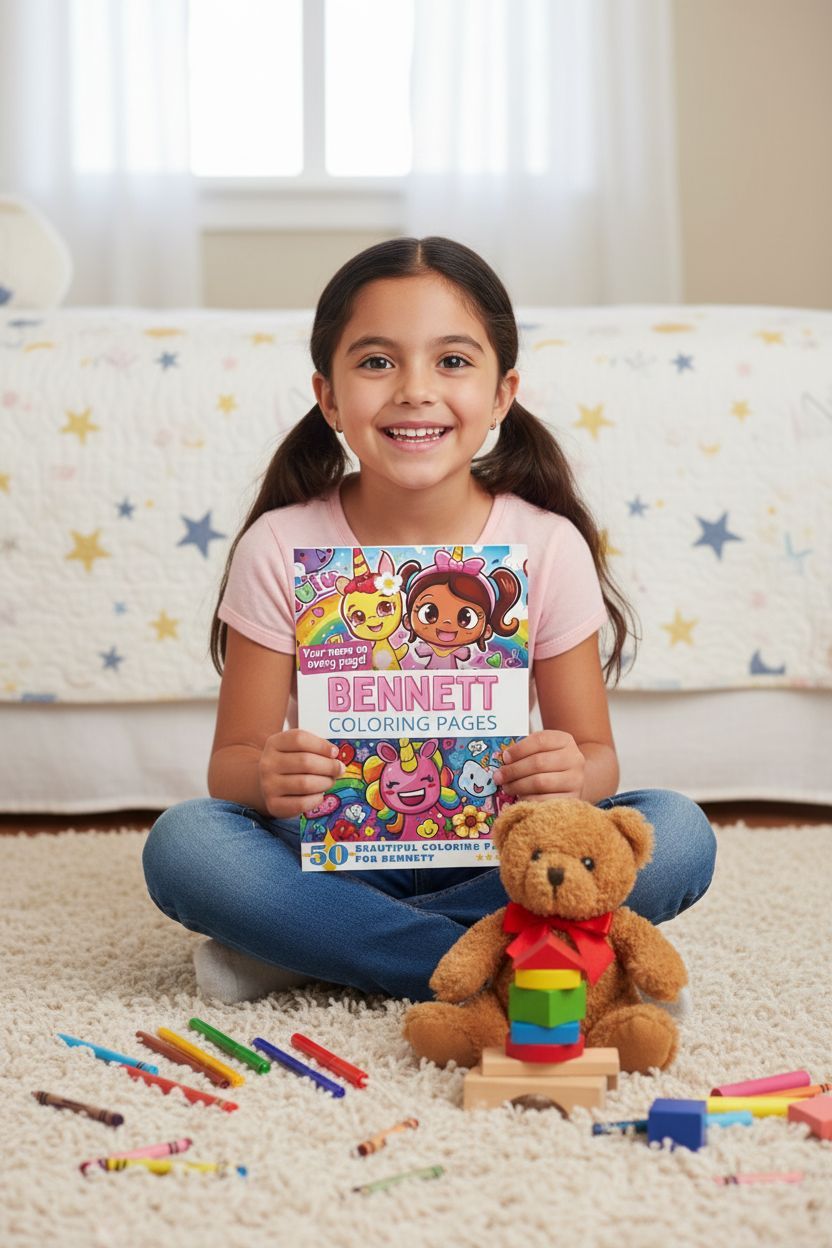 Bennett personal coloring pages