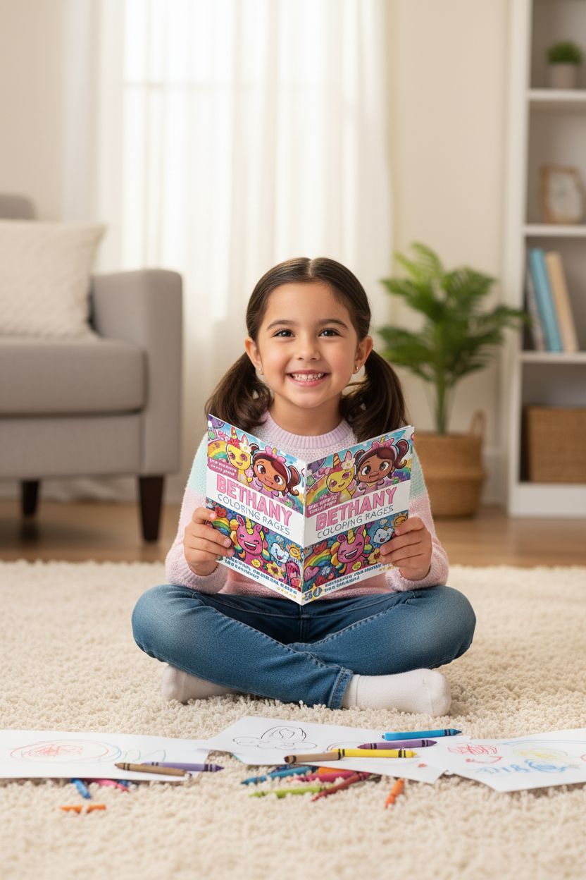 Bethany personal coloring pages