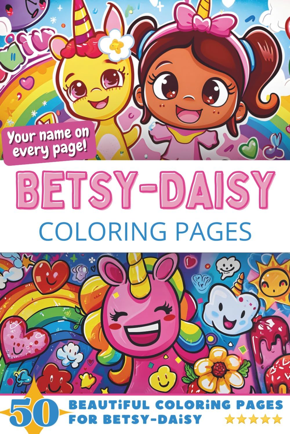 Betsy-Daisy Coloring Book Cover