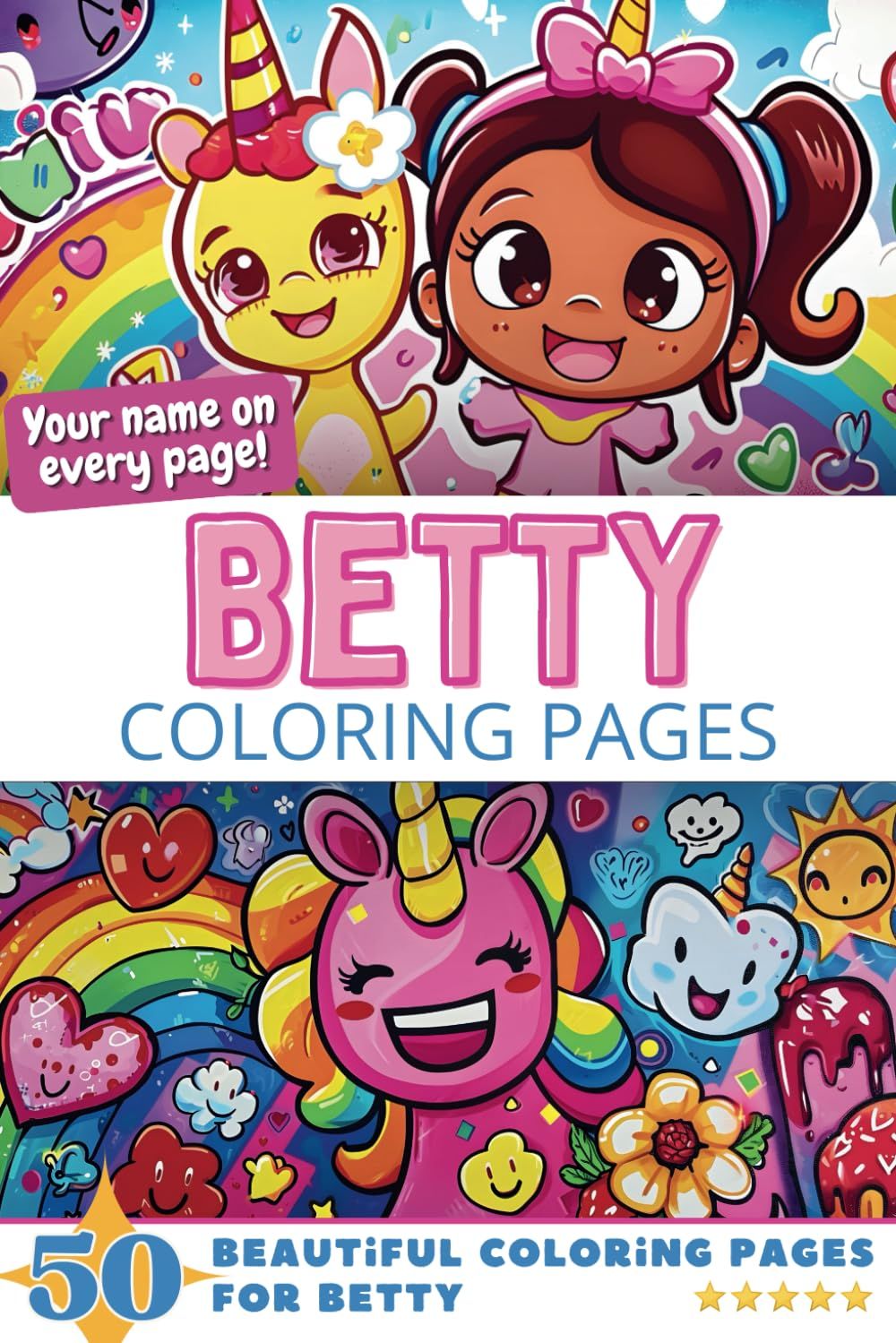 Betty Coloring Book Cover