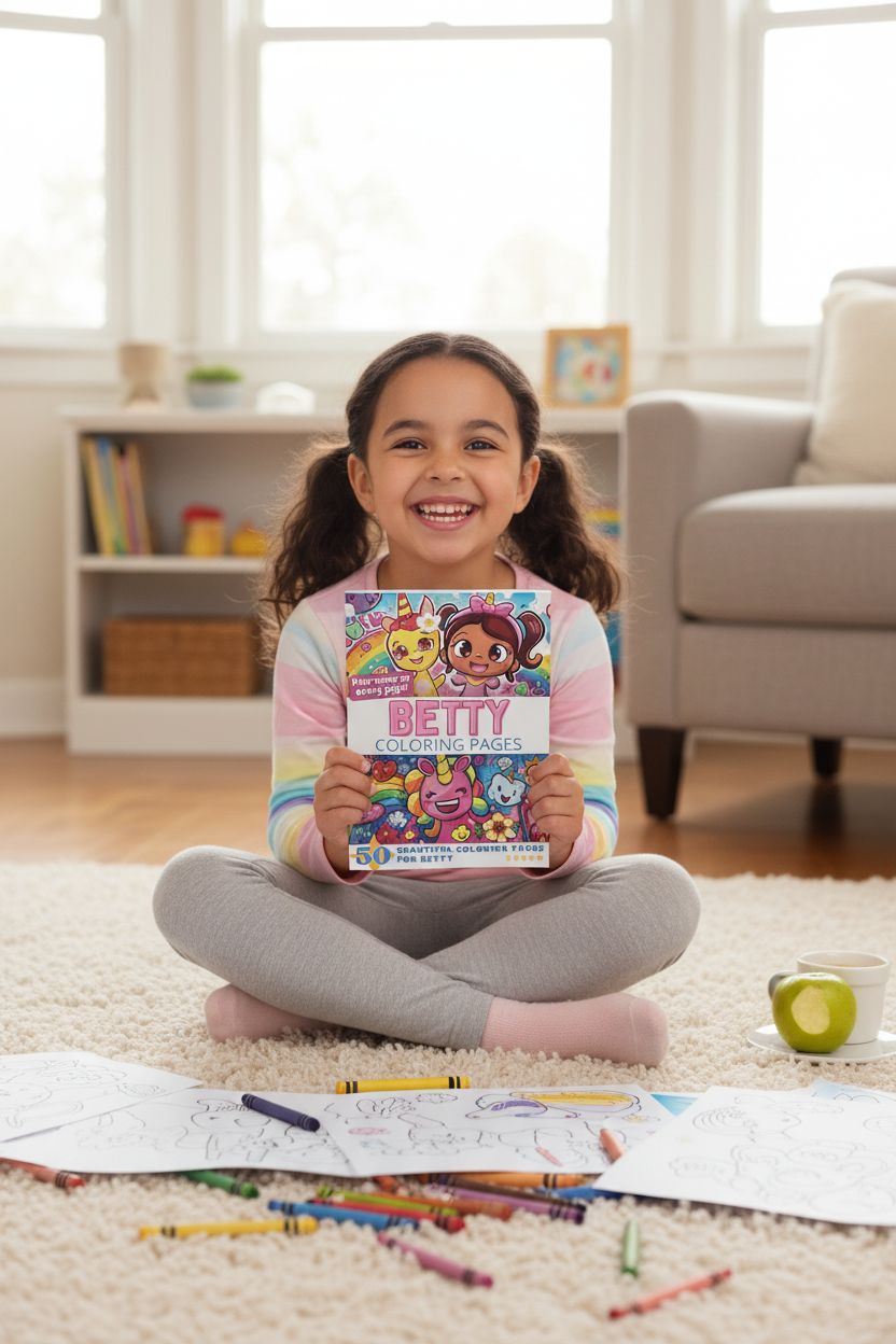 Betty personal coloring pages