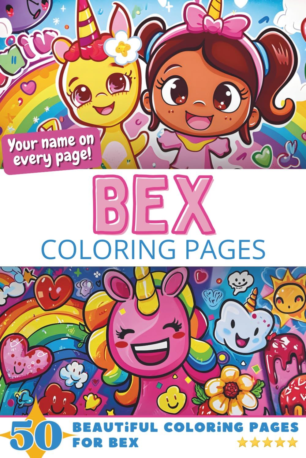 Bex Coloring Book Cover