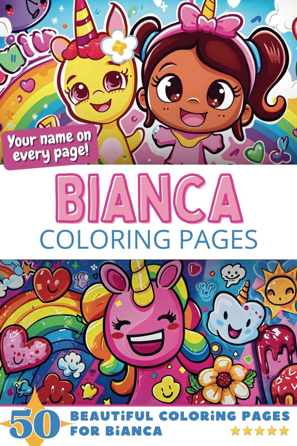 Bianca Coloring Book Cover