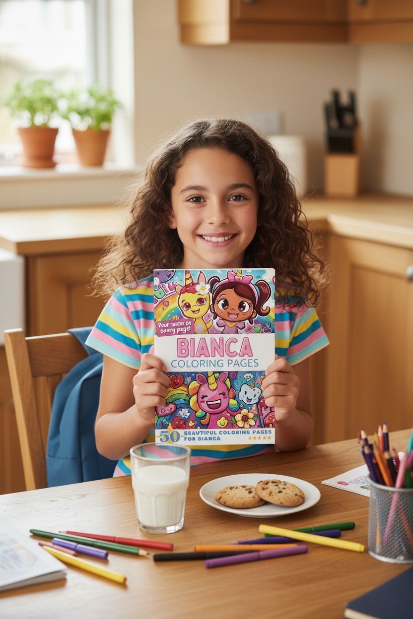 Bianca personal coloring pages