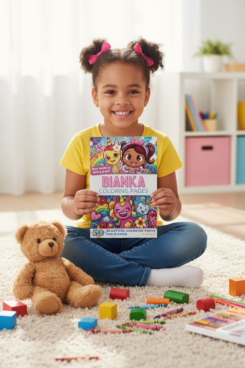 Bianka personal coloring pages