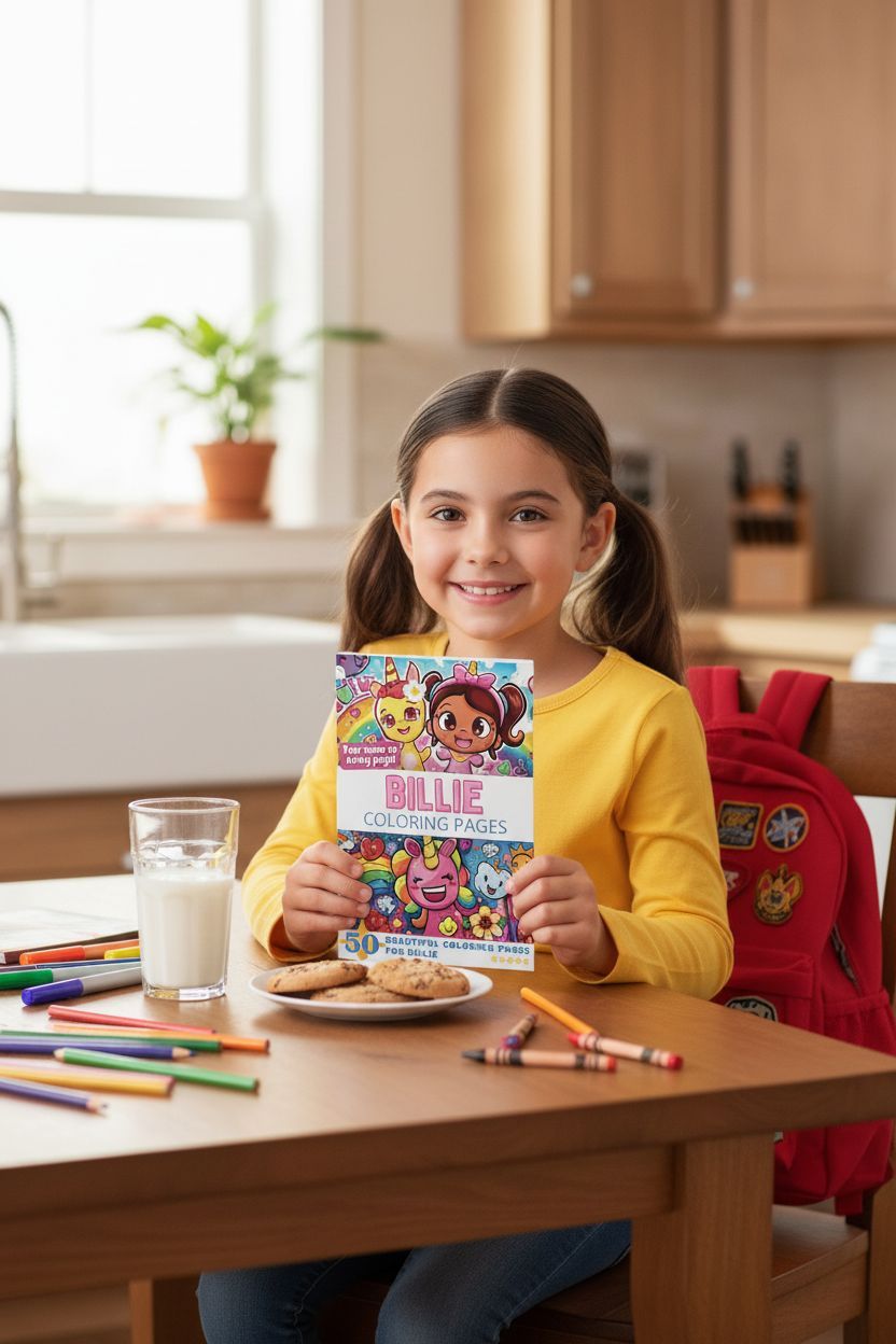 Billie personal coloring pages