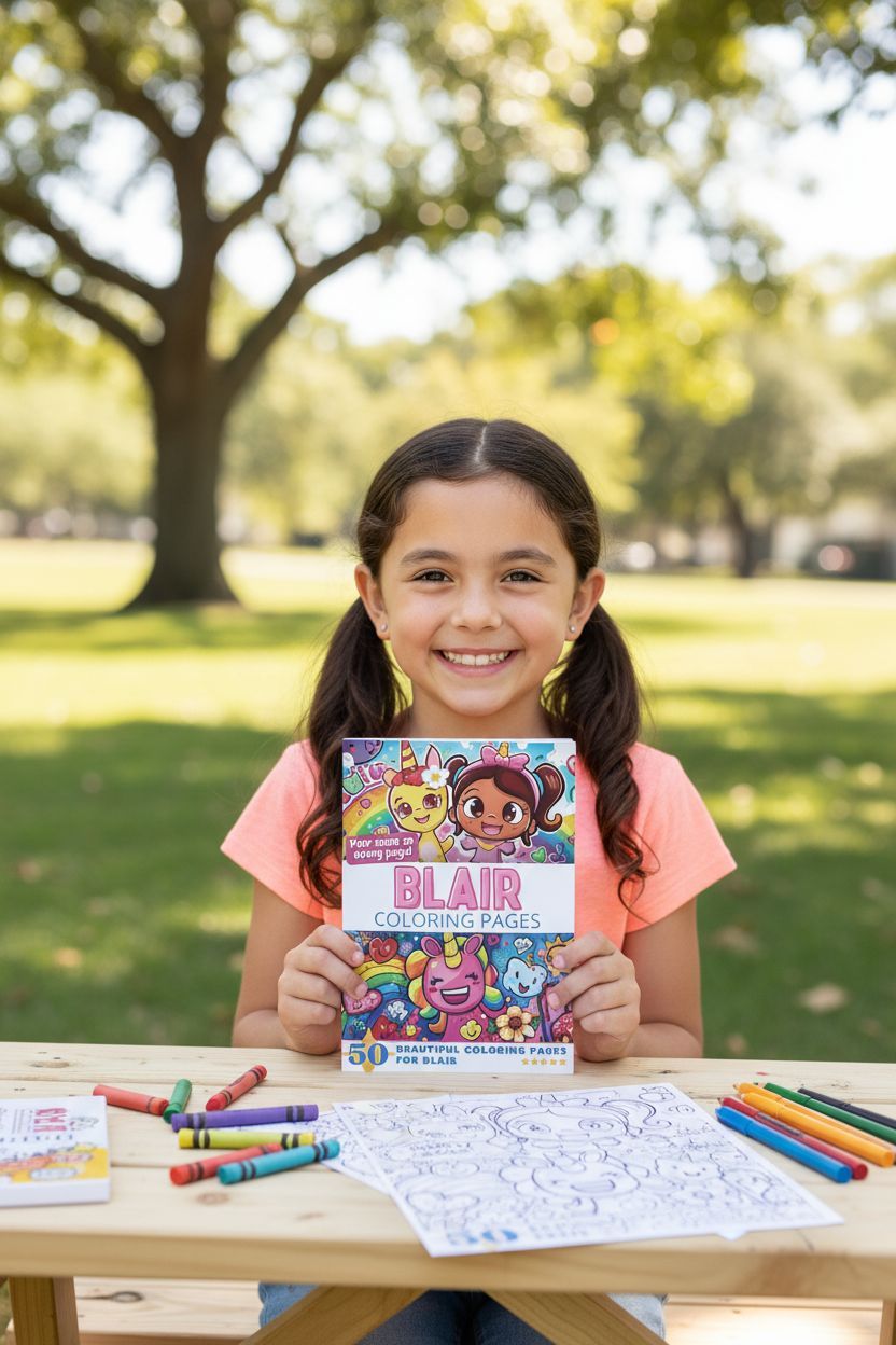 Blair personal coloring pages