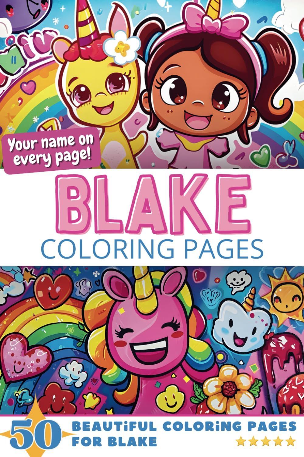Blake Coloring Book Cover