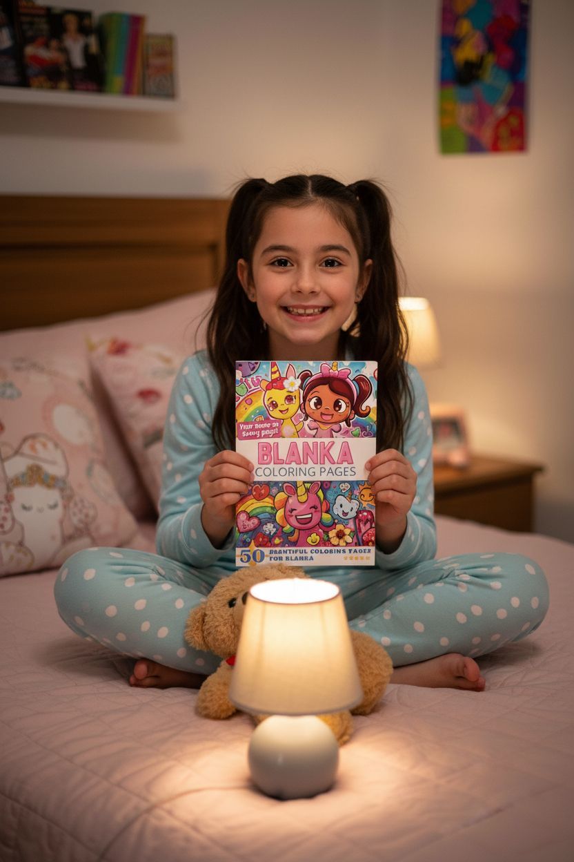 Blanka personal coloring pages