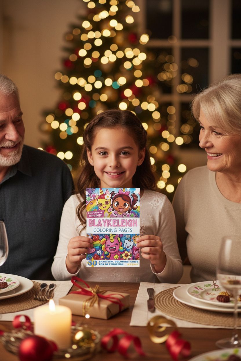 Blaykeleigh Christmas coloring pages gift