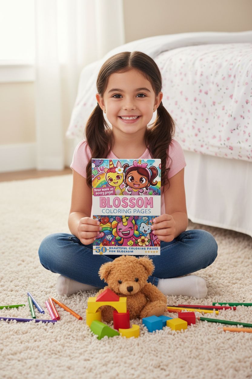 Blossom personal coloring pages