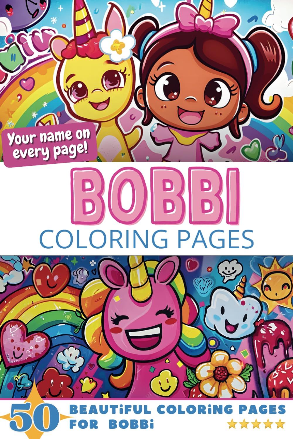 Bobbi Coloring Book Cover