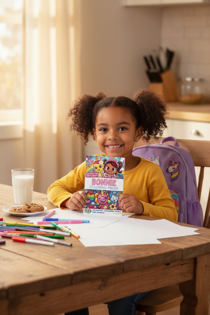 Bonnie personal coloring pages