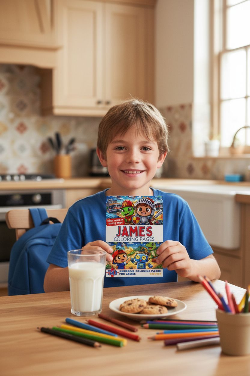 James personal coloring pages