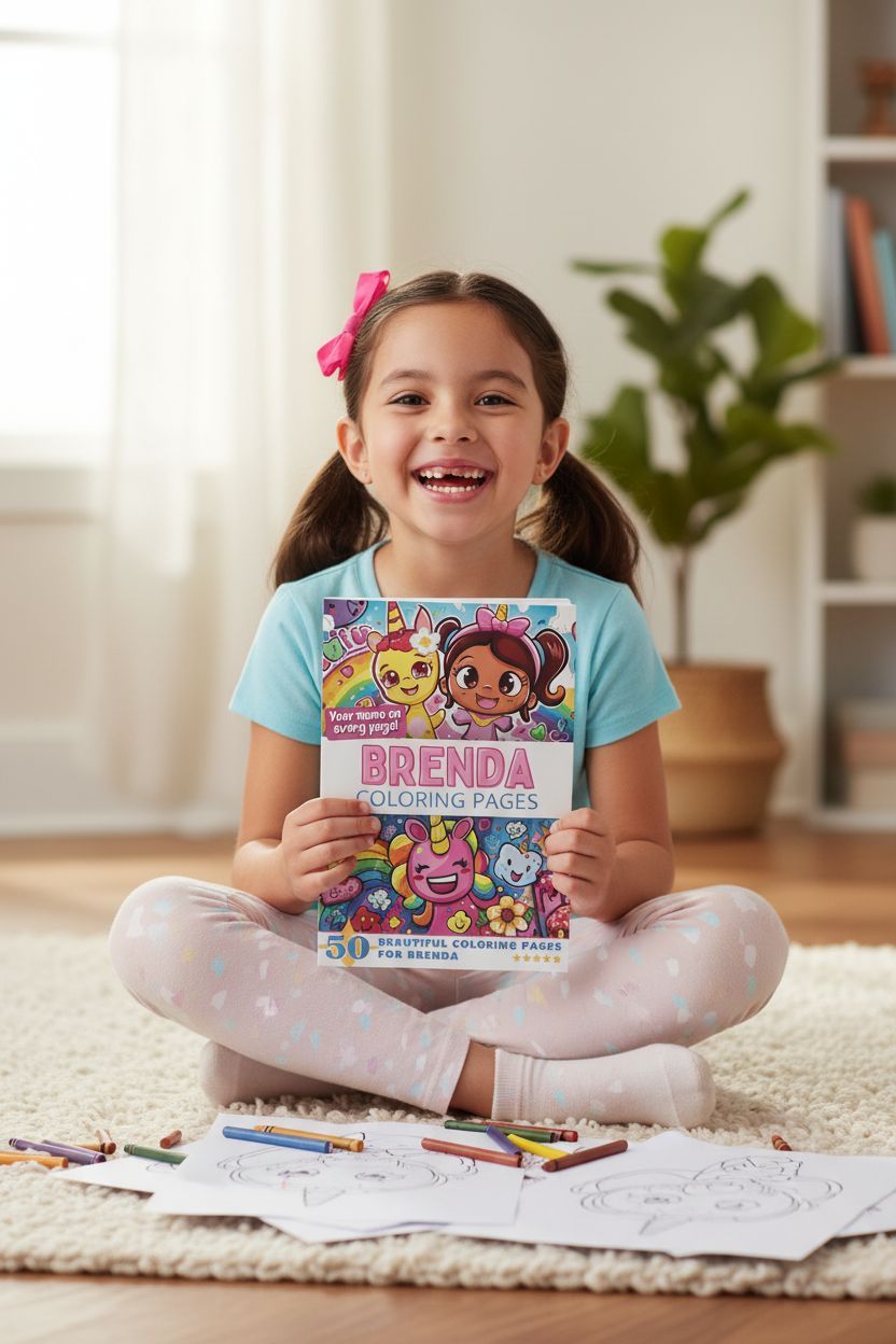 Brenda personal coloring pages