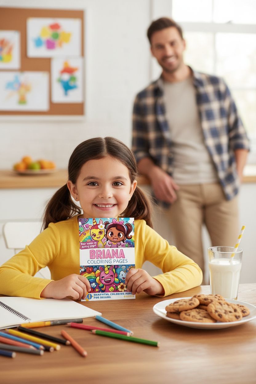 Briana personal coloring pages