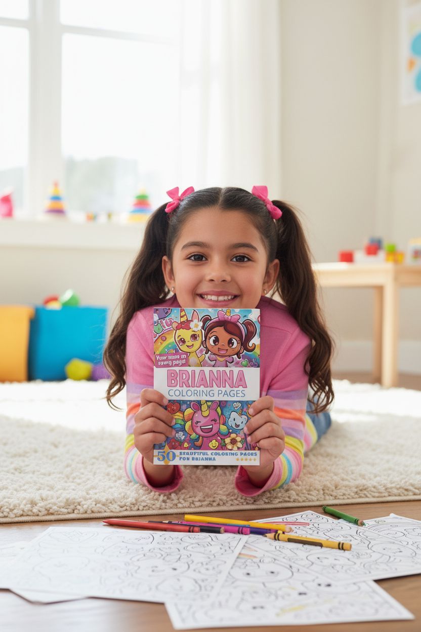 Brianna personal coloring pages