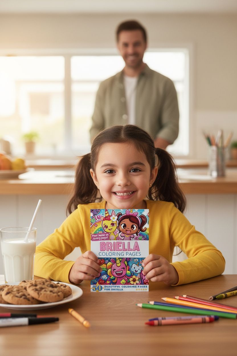 Briella personal coloring pages