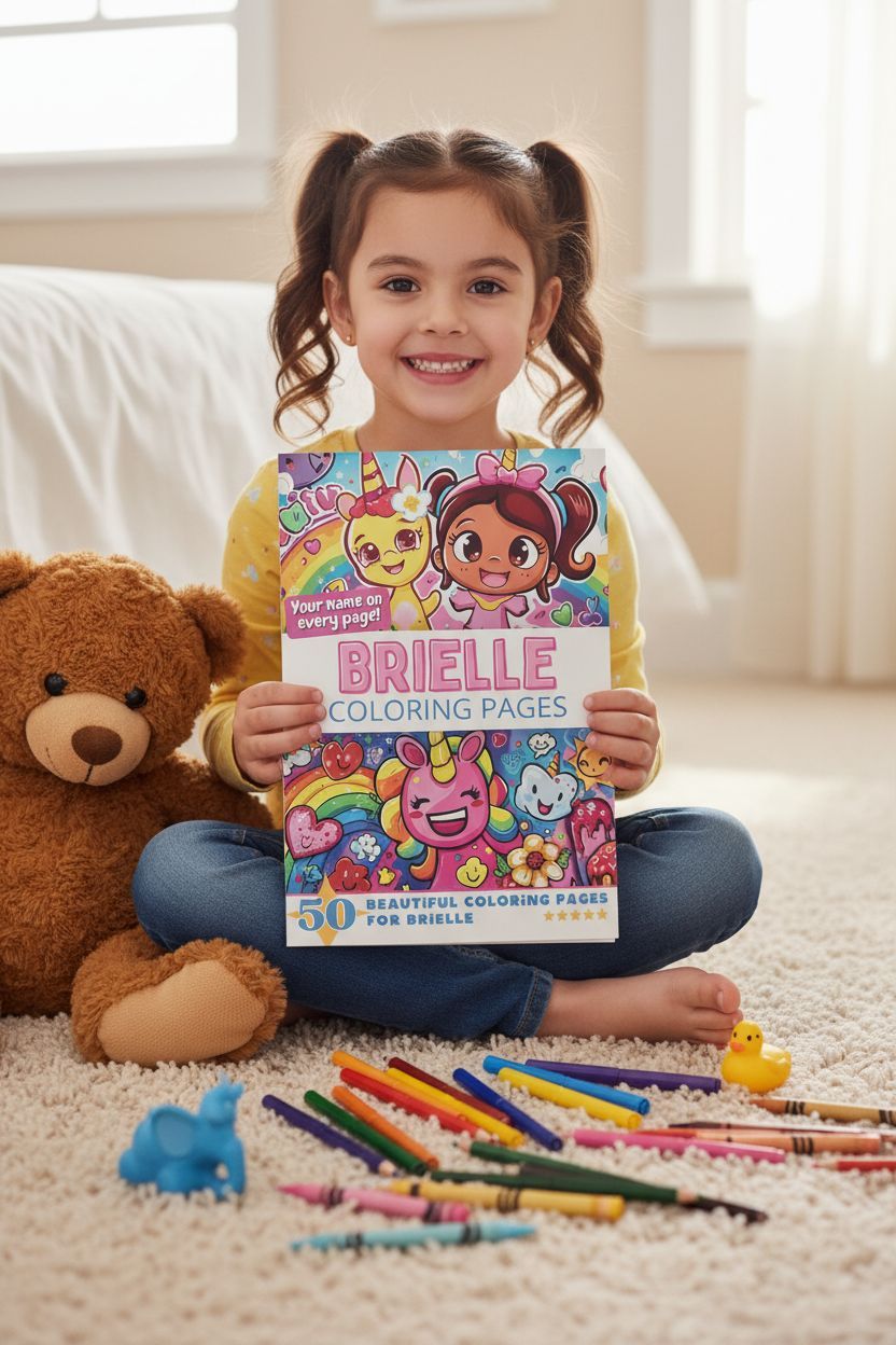 Brielle personal coloring pages