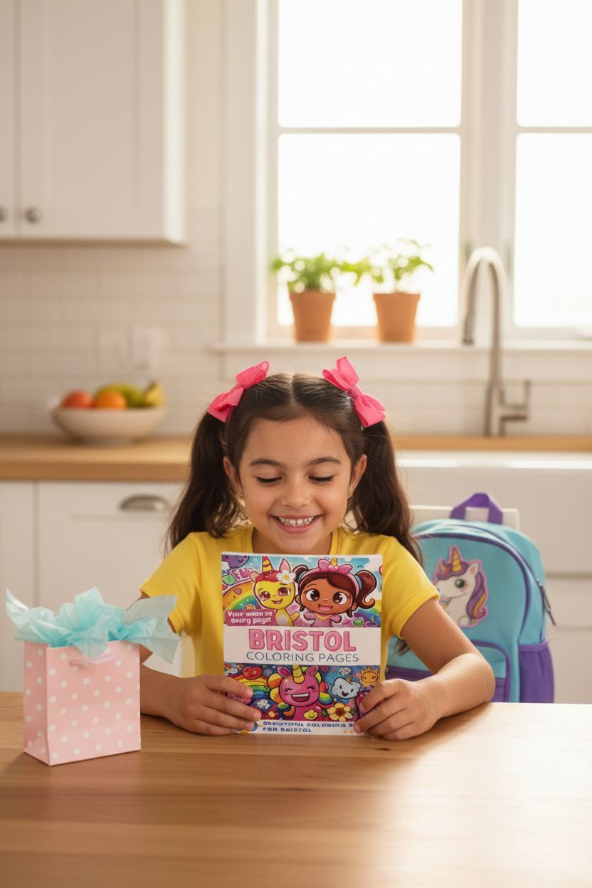 Bristol coloring book in use