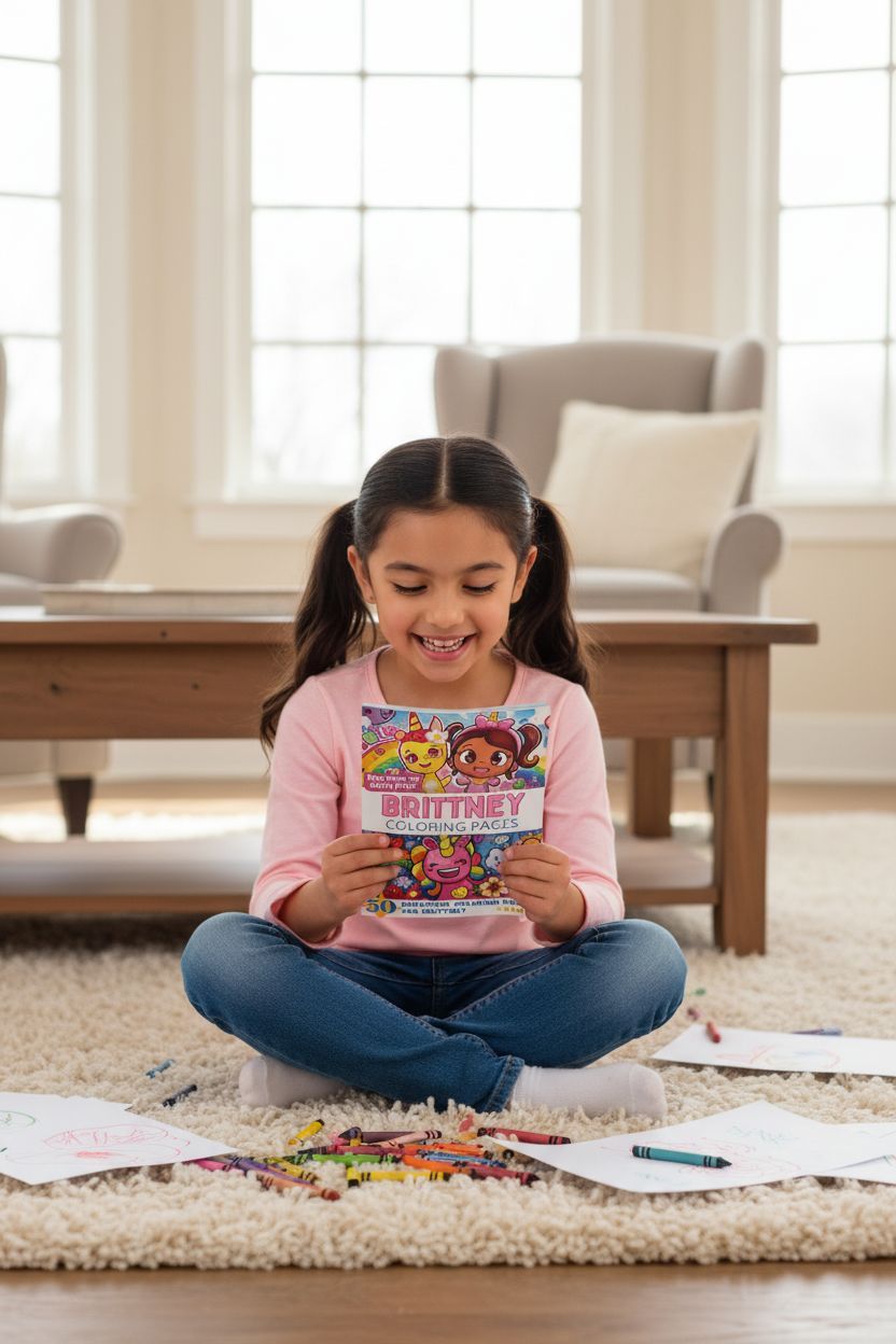 Brittney personal coloring pages