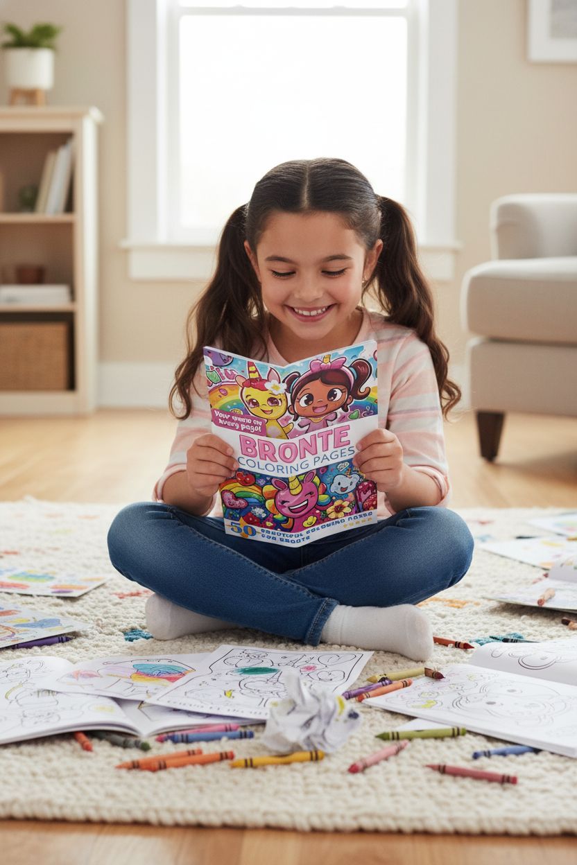 Bronte personal coloring pages