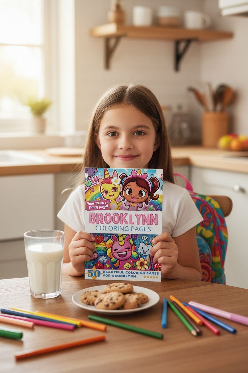 Brooklynn personal coloring pages