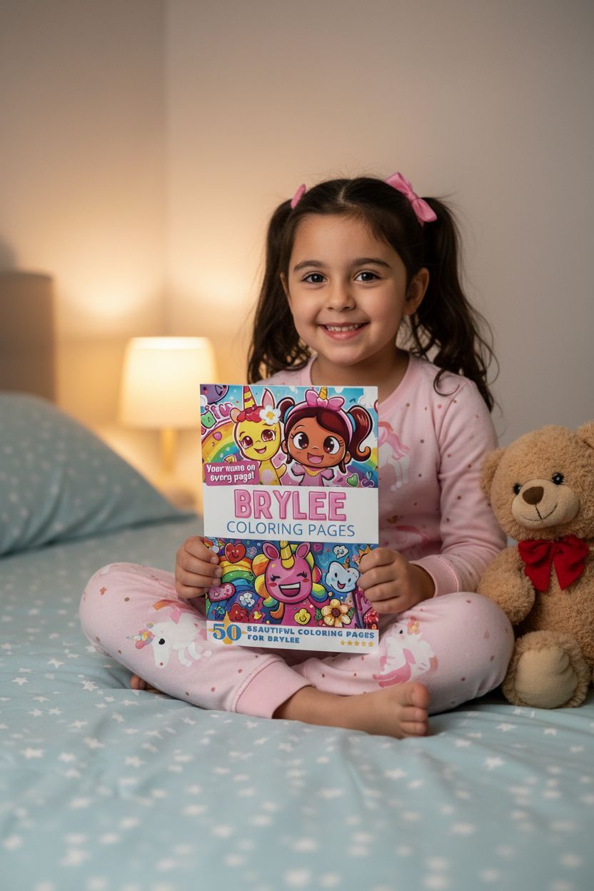 Brylee personal coloring pages