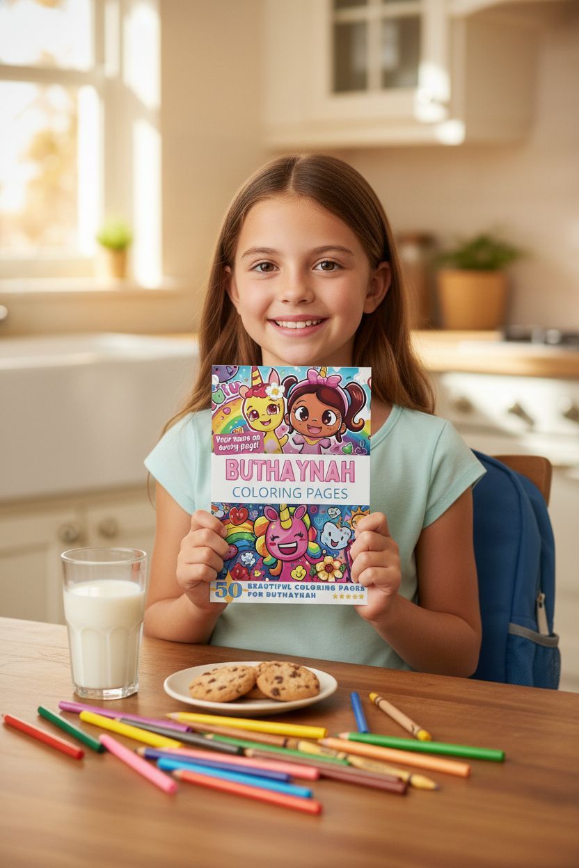 Buthaynah personal coloring pages