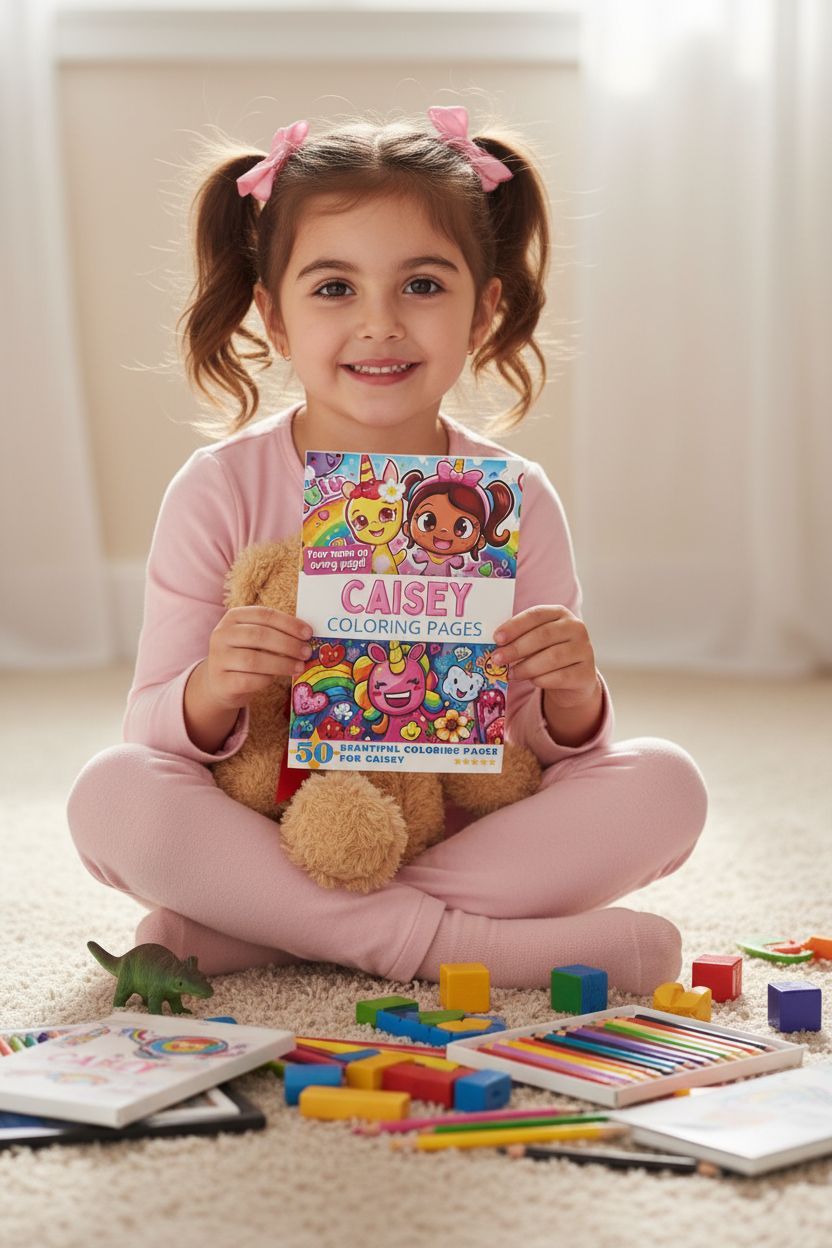 Caisey personal coloring pages