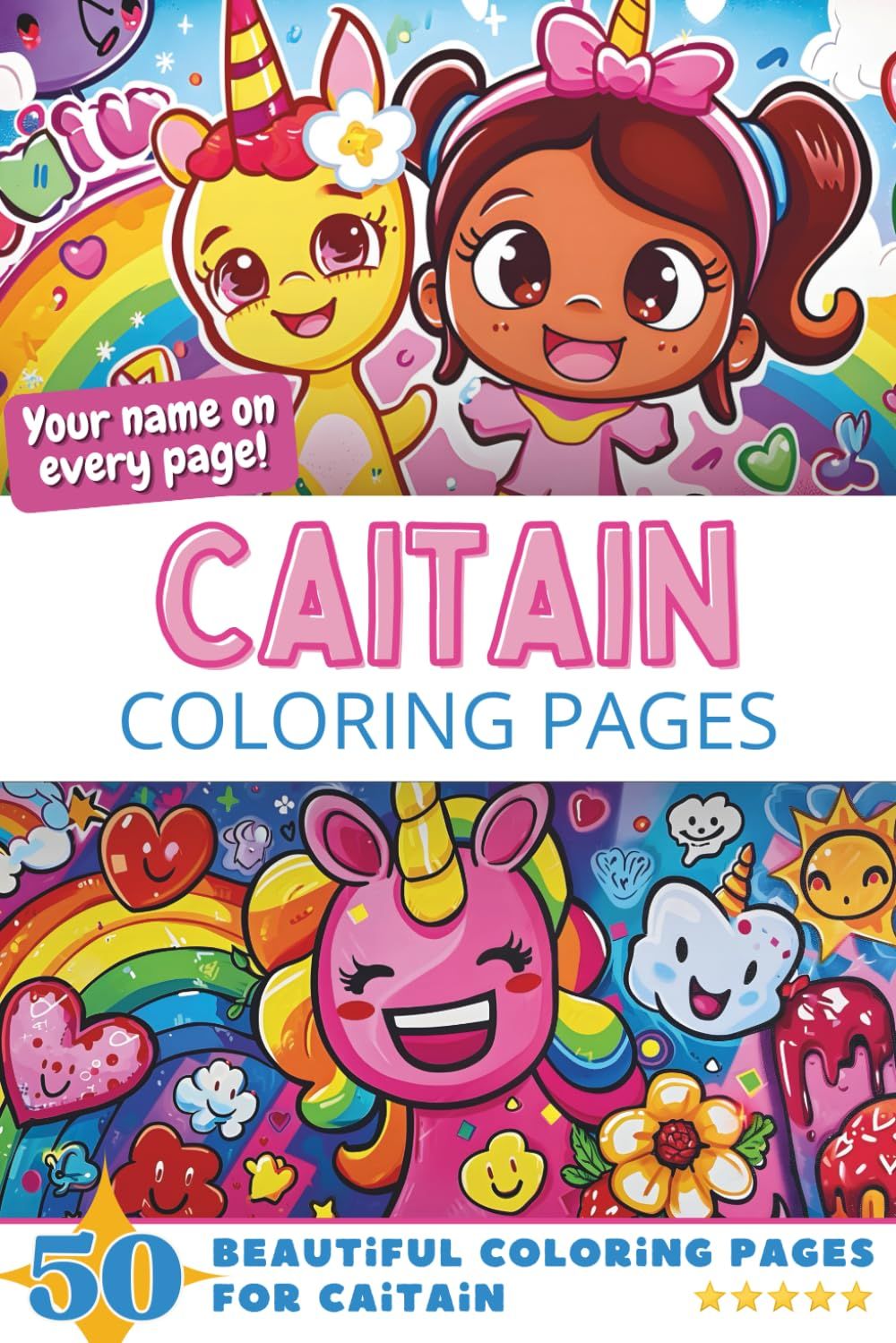Caitain Coloring Book Cover