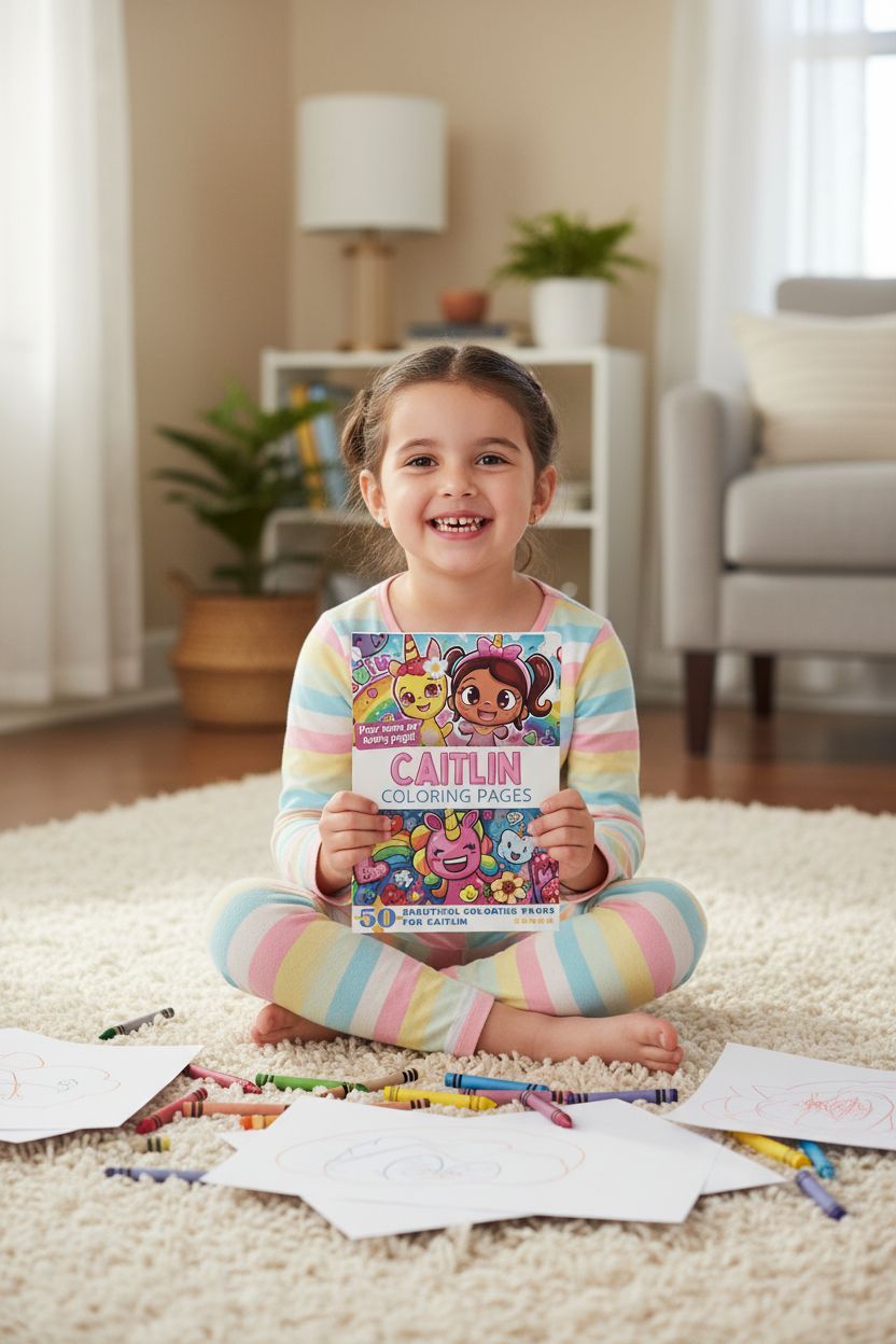 Caitlin personal coloring pages