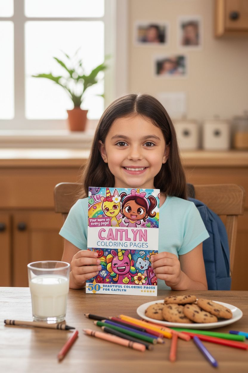 Caitlyn personal coloring pages