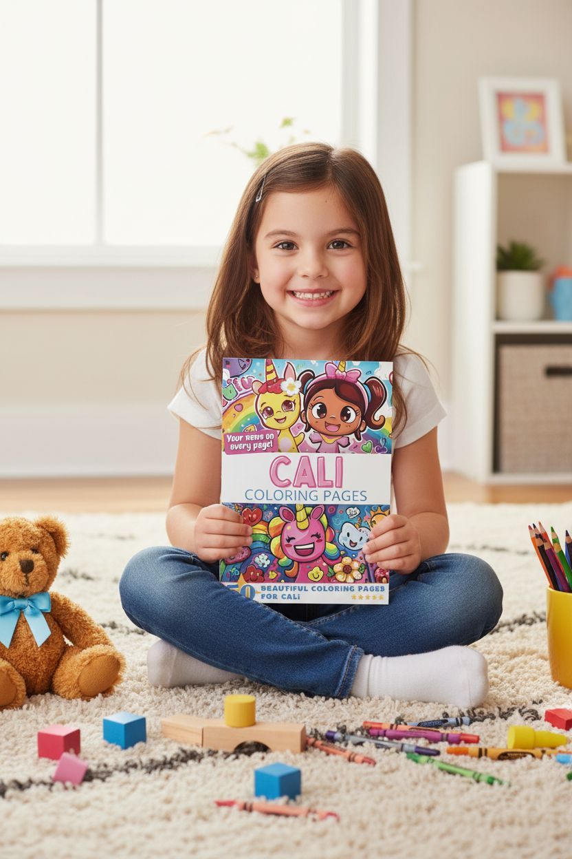 Cali personal coloring pages