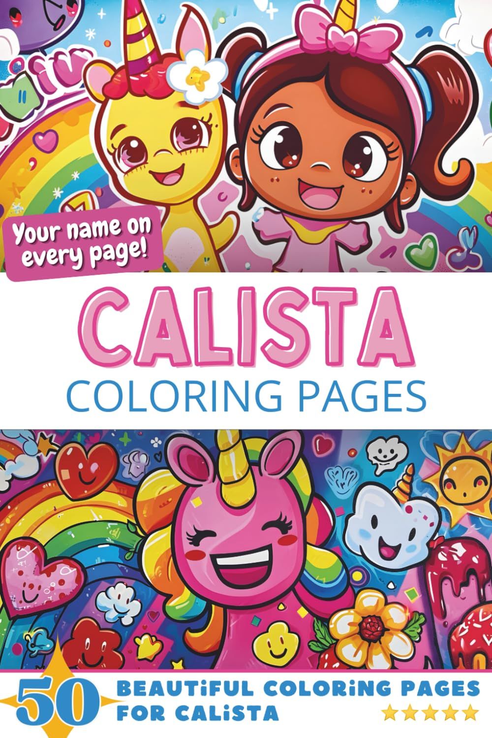 Calista Coloring Book Cover