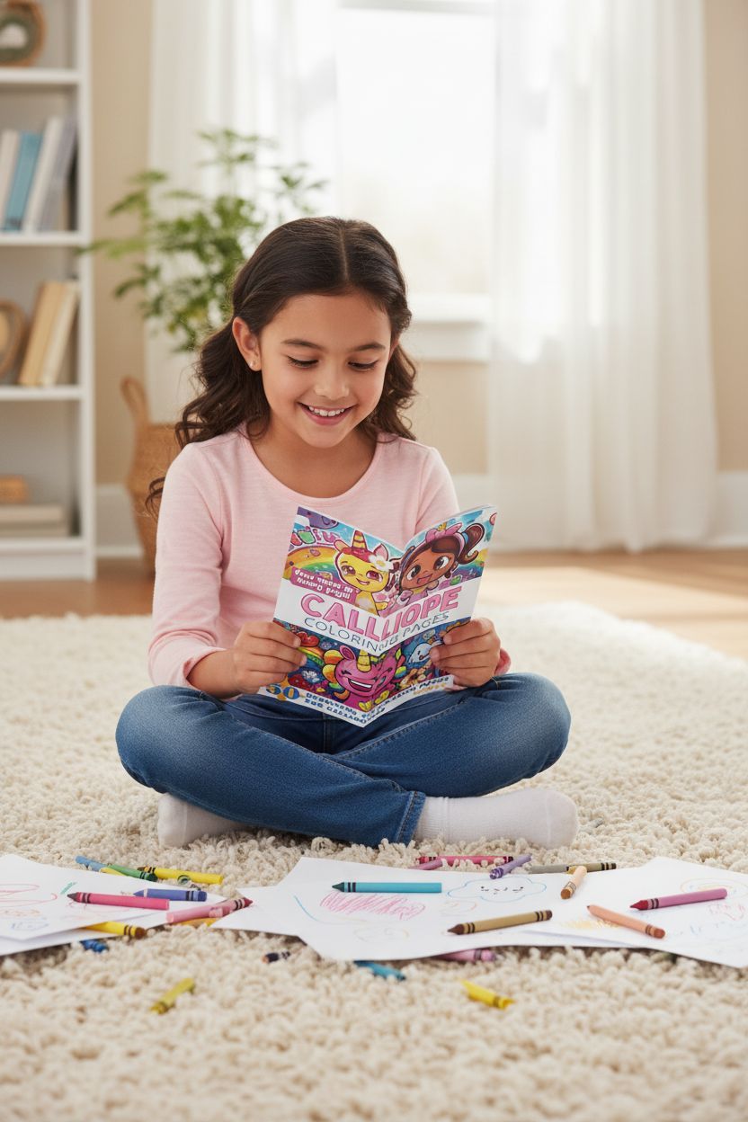 Calliope personal coloring pages