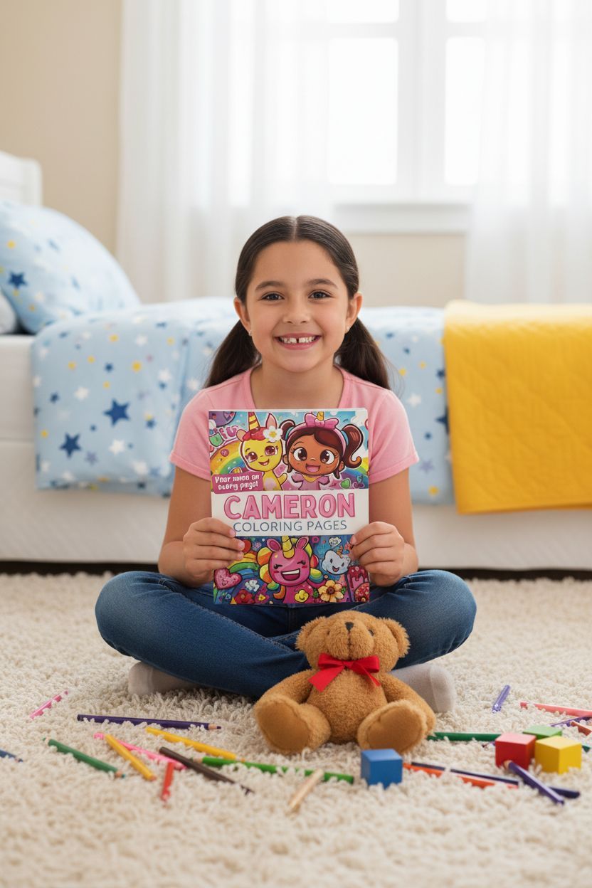 Cameron personal coloring pages