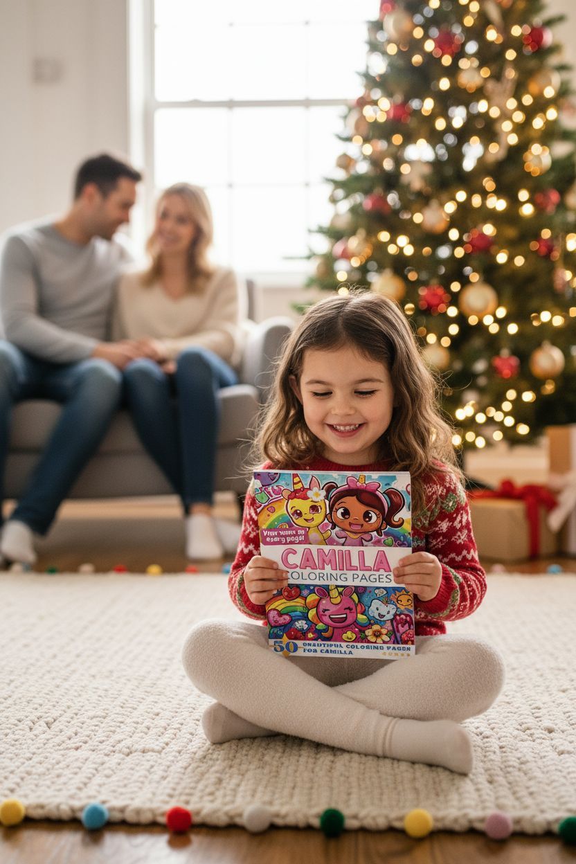 Camilla Christmas coloring pages gift