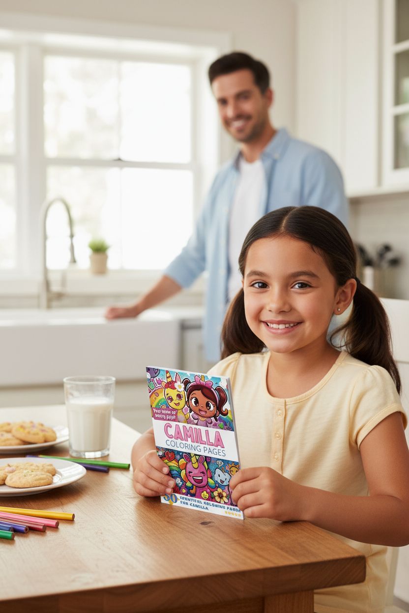 Camilla personal coloring pages