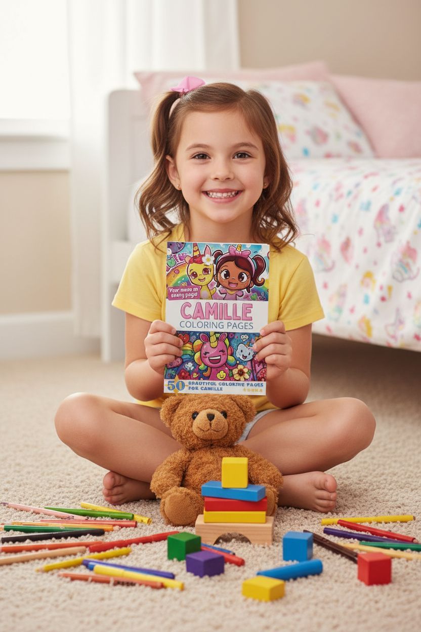 Camille personal coloring pages