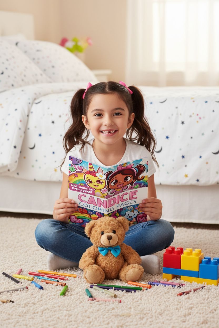 Candice personal coloring pages