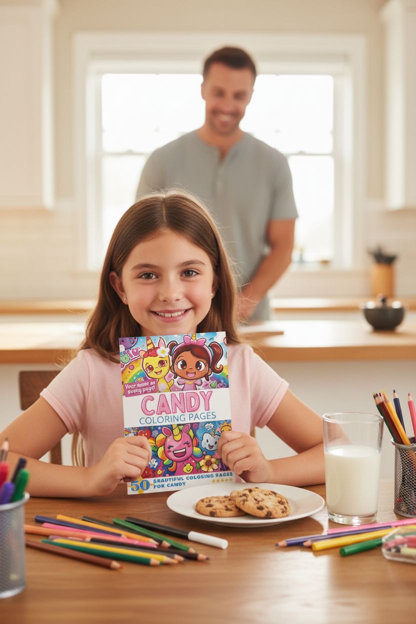 Candy personal coloring pages