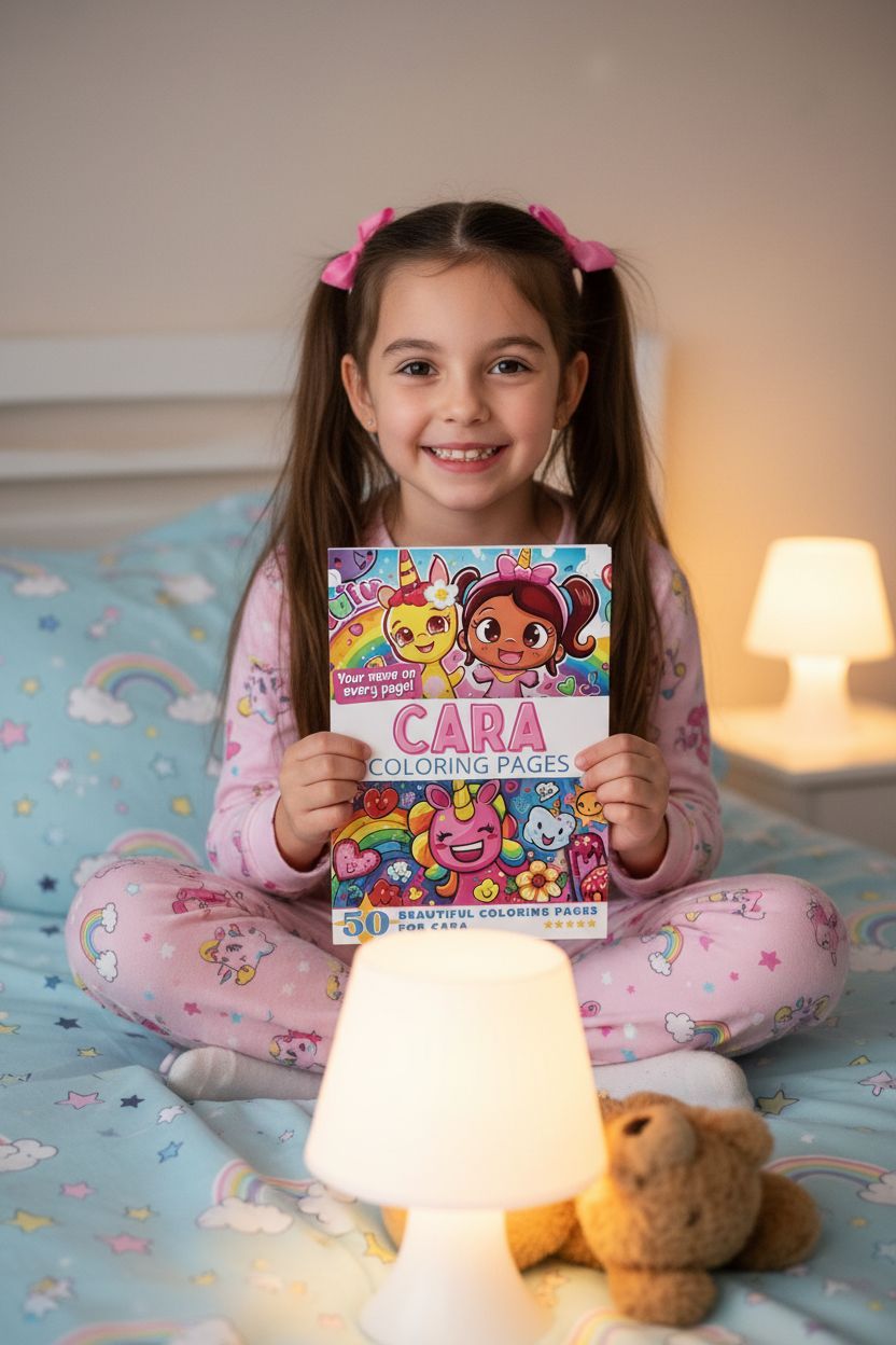 Cara personal coloring pages