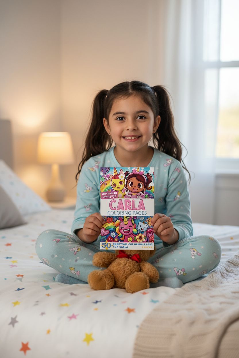 Carla personal coloring pages