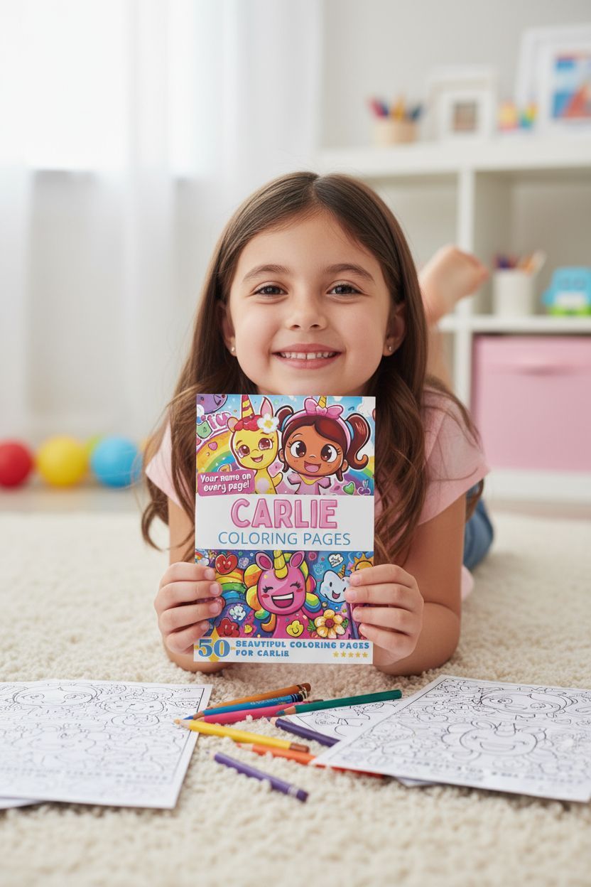 Carlie personal coloring pages