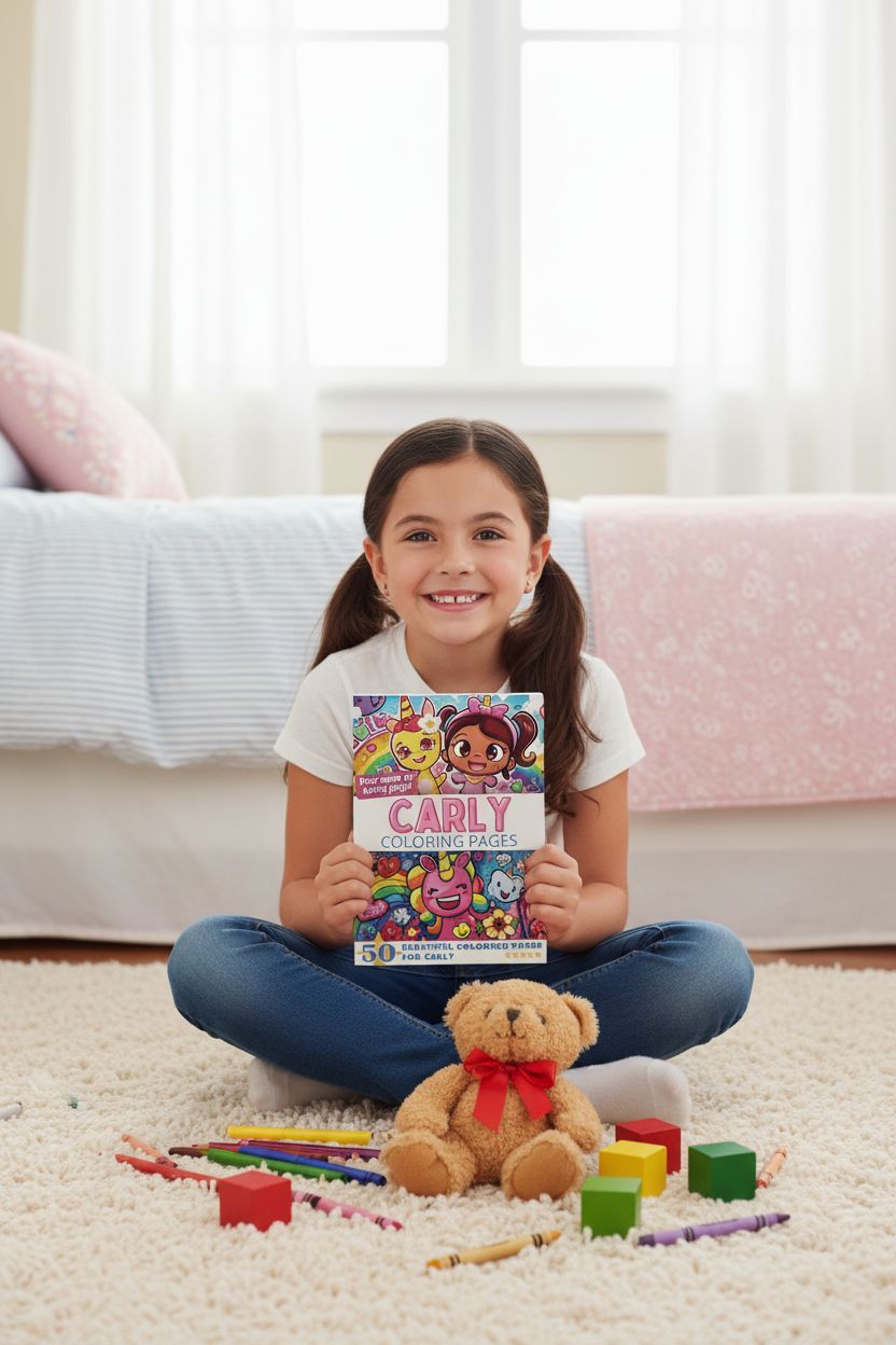 Carly personal coloring pages